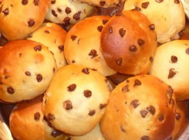 Ricetta panini con gocce cioccolata