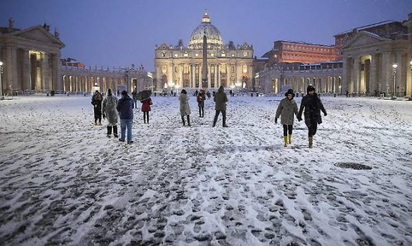 Napoli, arrivata un’ondata di gelo