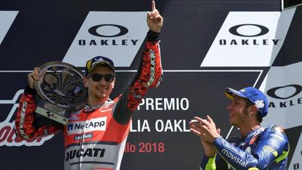 MotoGP Mugello: vince Lorenzo, 2° Dovizioso e 3° Rossi