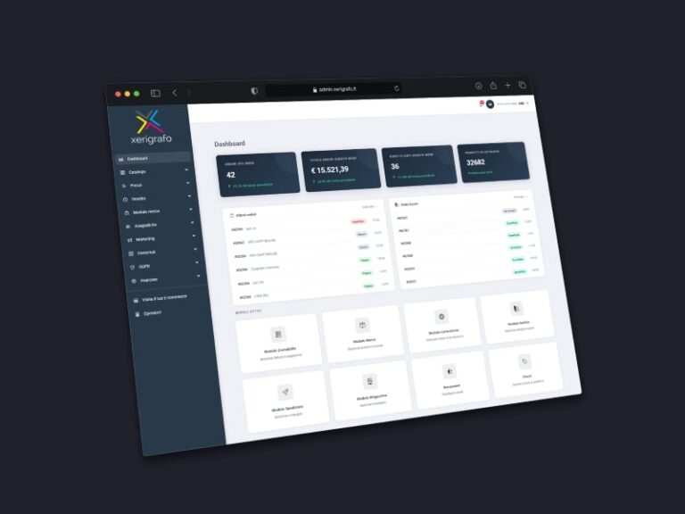 Xerigrafo, piattaforma cloud italiana per la gestione della stampa personalizzata