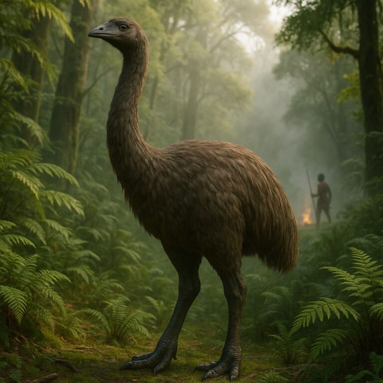 Gigantesco struzzo estinto: moa, scopriamo le cause dell’estinzione