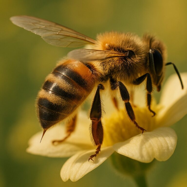 Il pungiglione delle api: l’aculeo e la sua vera funzione